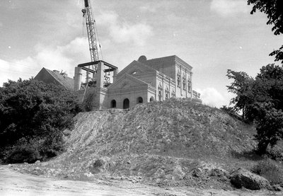 Строительство православного храма. 1994 г.