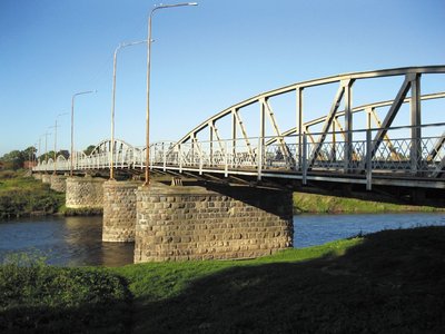 Кованый 300-метровый мост через Преголю