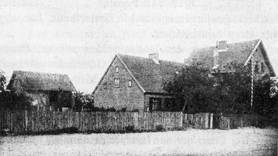 Здание школы в Циммербуде. 1920-е гг.