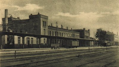 Железнодорожный вокзал. 1920-е гг.